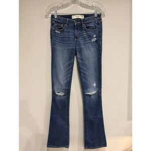 Abercrombie‎ and Fitch Jeans 0R skinny boot cut waist 25 length 33 Stretch